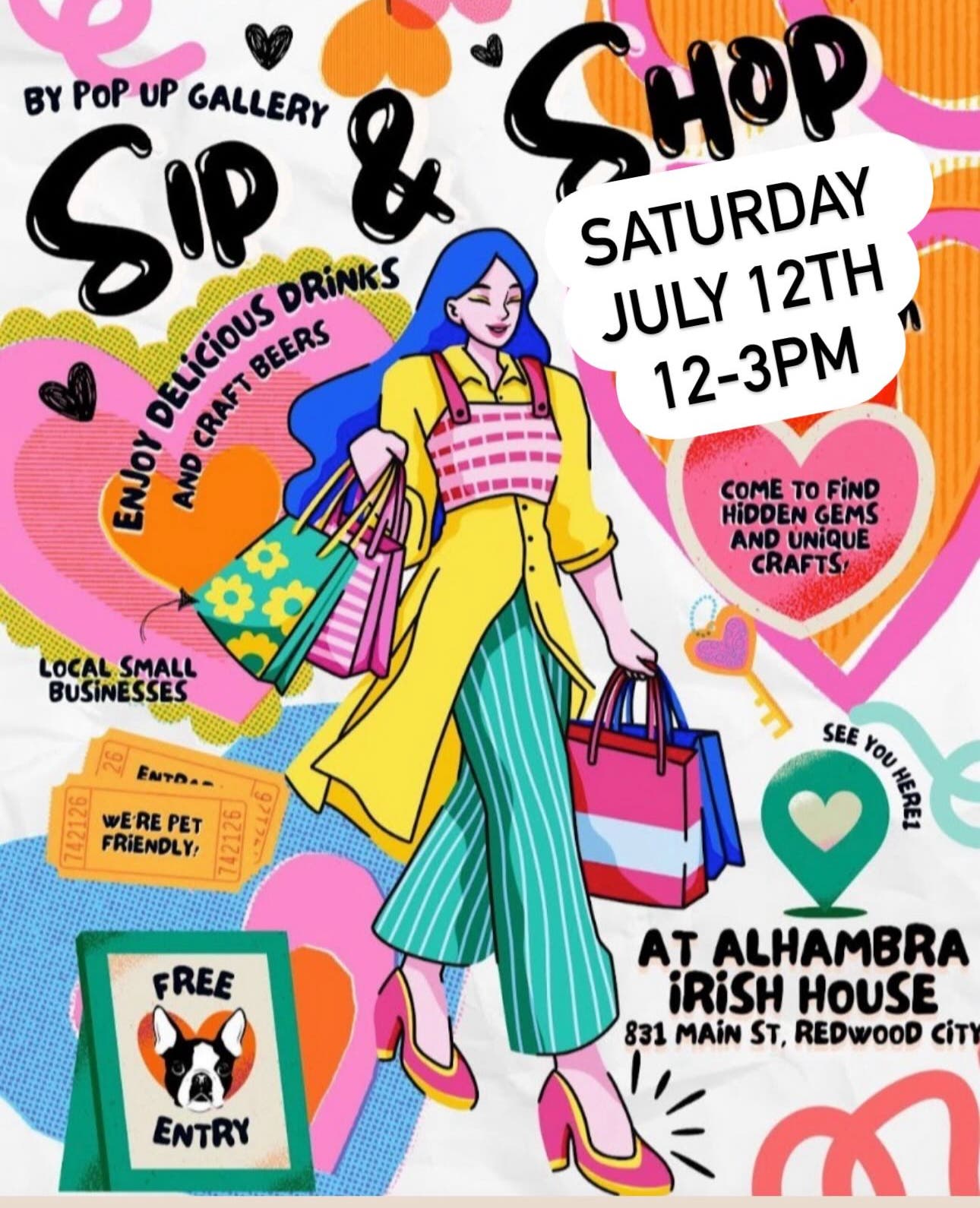Art Pop up , Brunch & Sip
