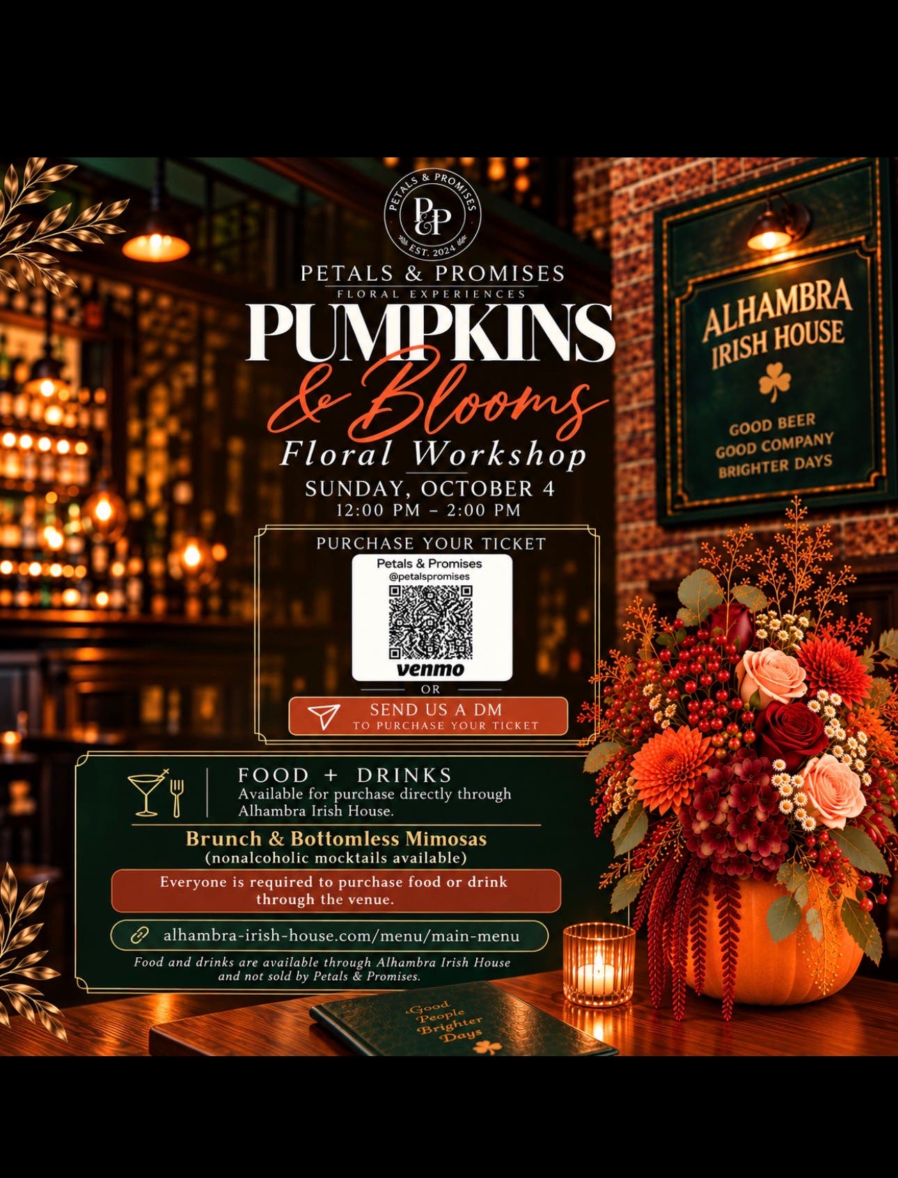 Flower & Pumpkins Workshop 