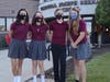Student Council Senior Ambassadors at the Flag Raising and Prayer Ceremony