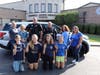 CJB Student Council Senior Ambassadors with the Orland Hills Police Department.  