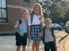 SMS Students arriving for the first day of school.  