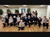 5th grade students pictured with the 1000th lunch!