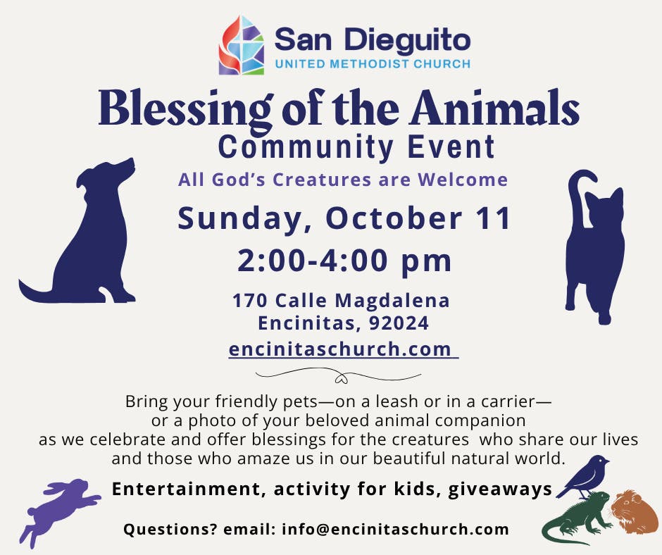 Blessing of the Animals Community Event 