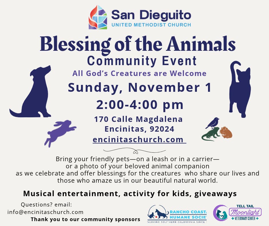 Blessing of the Animals event