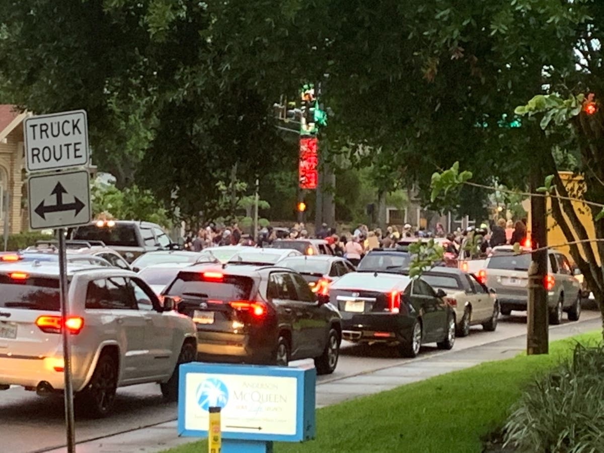 Protesters in St. Petersburg at times during protests have blocked major intersections such as 22nd Avenue North at Dr. Martin Luther King Jr. Street North. 