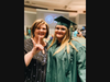 Angela Jolley and Alexis Jolley at Alexis' college graduation in 2019. 