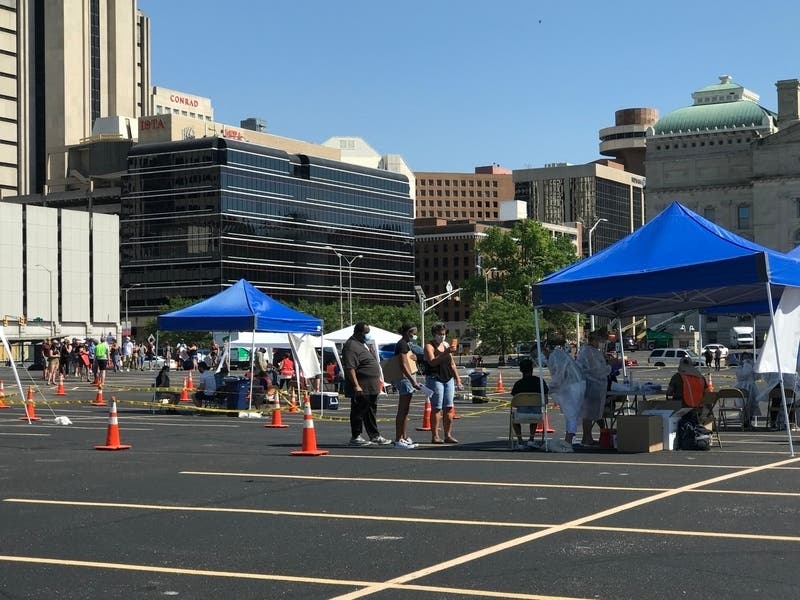 A pop-up coronavirus test site is available for St. Pete residents on Saturday. 