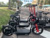 E-scooters are available to rent in downtown St. Petersburg after making their debut on Thursday, the city said. 