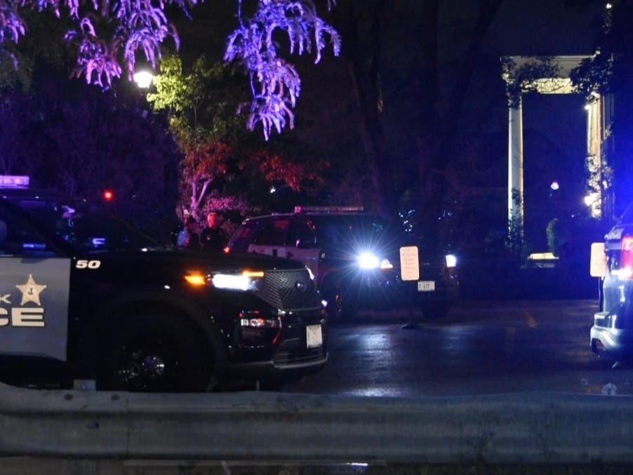 Northbrook police respond to the scene of the July 27 incident in the 1200 block of Meadow Road.