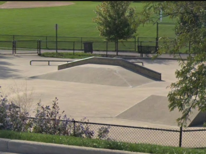 The skate park at Jewett Park was rebuilt earlier this year. 