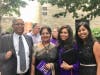 Datta, shown here with father, Amitabha, mother, Sahana, and sister, Aanandita, at Abhinanda's 2018 graduation from Northwestern University, where she earned a master's of science in journalism. 