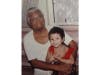 A young Abhinanda is shown with her grandfather, Dr. Amaresh Datta, who was an eminent Shakespeare scholar.