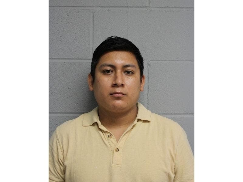 Juan Sixtega, 23, of Arlington Heights, is being charged with a felony count of unauthorized video recording and live video transmission.