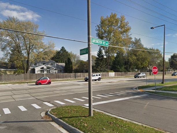 The accident happened at around 2:30 p.m. Tuesday.