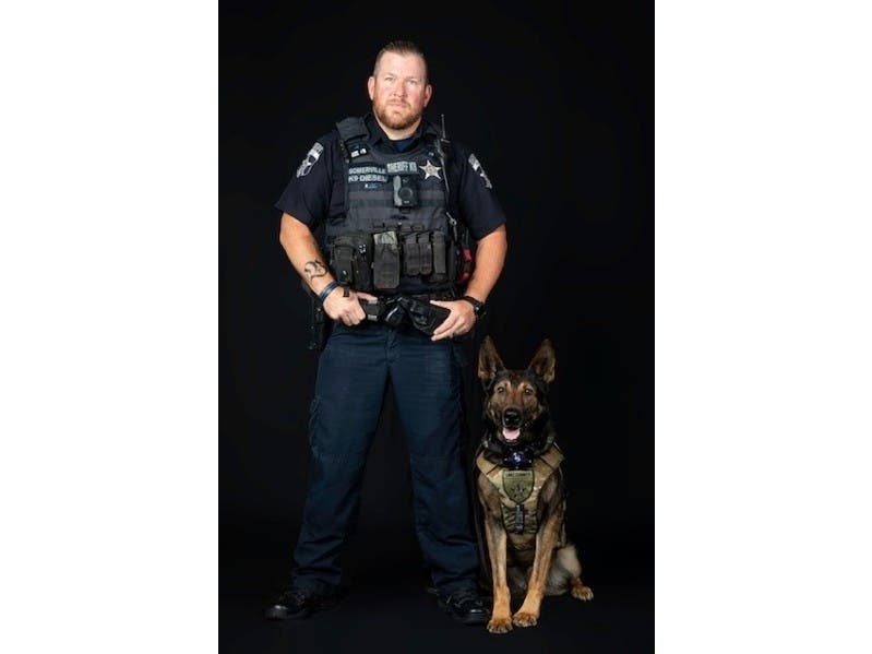 Canine Diesel was the partner of Deputy Craig Somerville. 