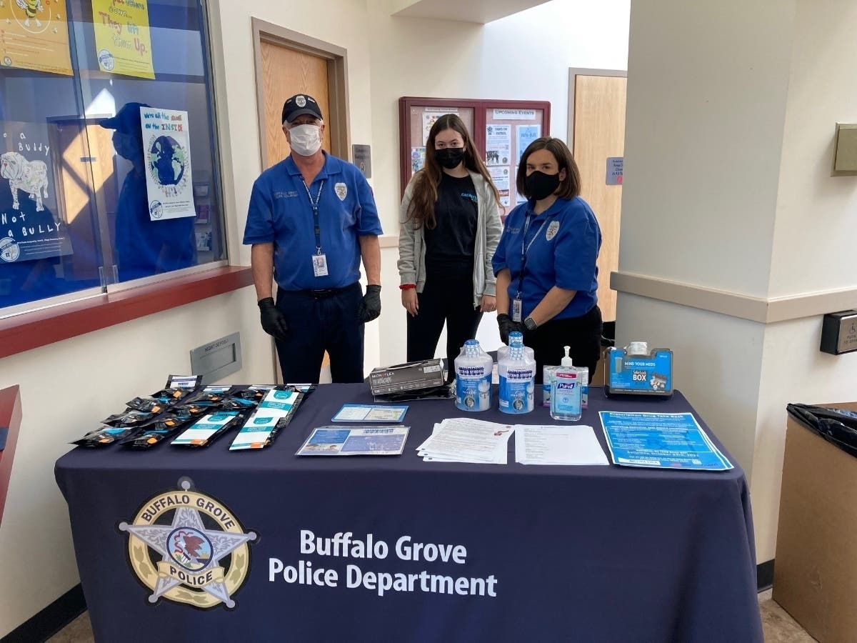 The police department hosts Drug Take Back events each year in April and October.