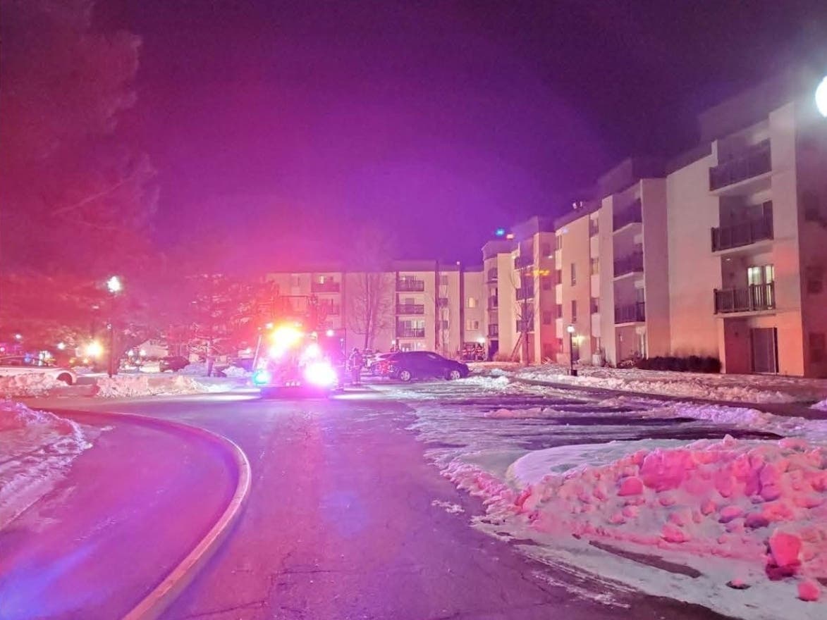 All residents of the building, which includes 95 apartment units, were able to evacuate.