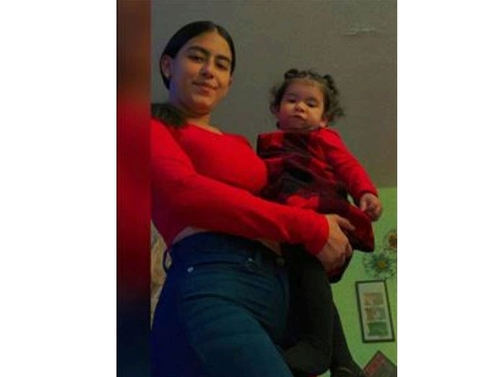 Family members believe Sharon Tellez-Perez may be with her boyfriend, who is the father of the baby. 