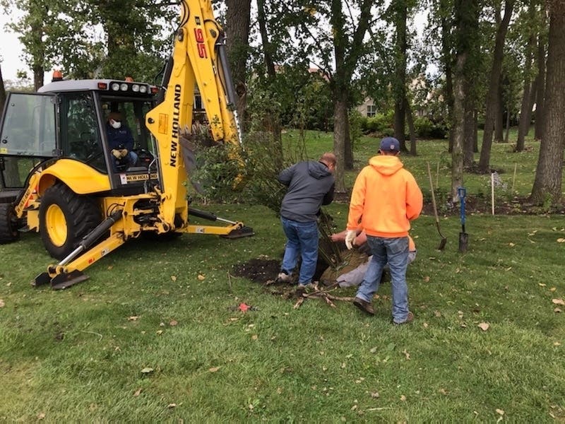 The Arboretum was designed by Jeff Weiss, founder of the Buffalo Grove Environmental Action Team. 