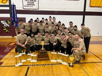 The Navy Jr ROTC cadets of High School District 214 qualified for the championships for the first time in 20 years. 