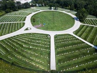 The cemetery, which was established in 1889, contains 2,354 occupied gravesites. 