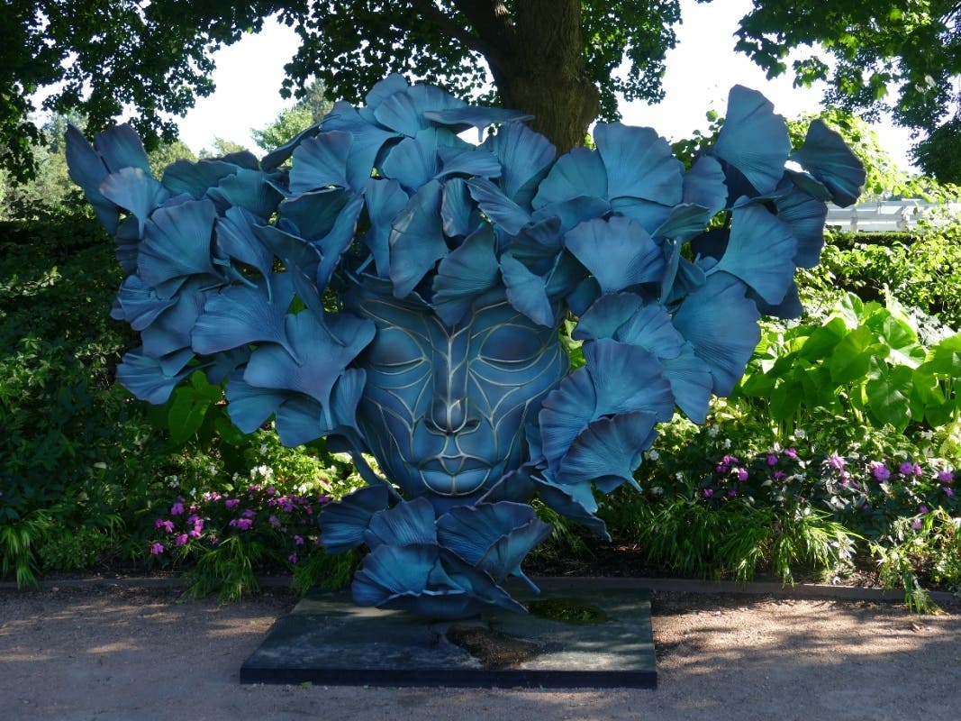Reader Marianne Myrick submitted this photo she took of an 8-foot-tall sculpture titled, "Ginkgo," at the Morton Arboretum. 