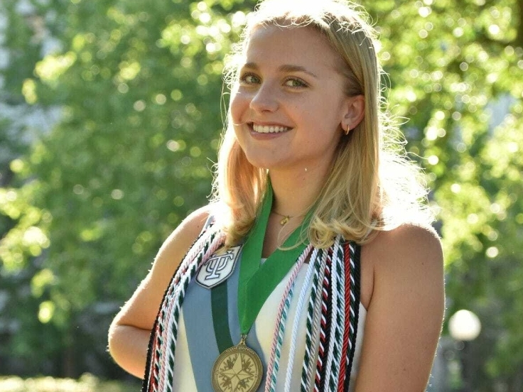 Sarah Guggemos graduated magna cum laude from Tulane University in May 2021 with a Bachelor of Arts with majors in English and political science.