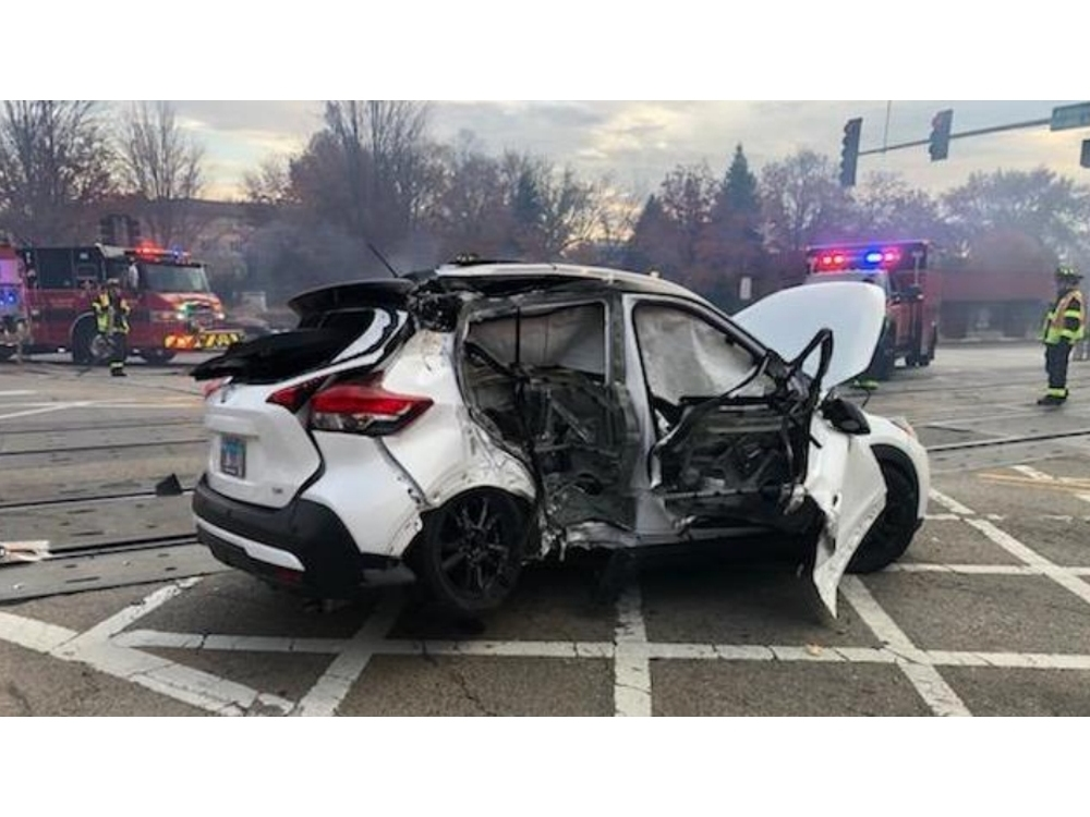 Rail Crossing Crash Drunken Man Driving 100 MPH At Intersection