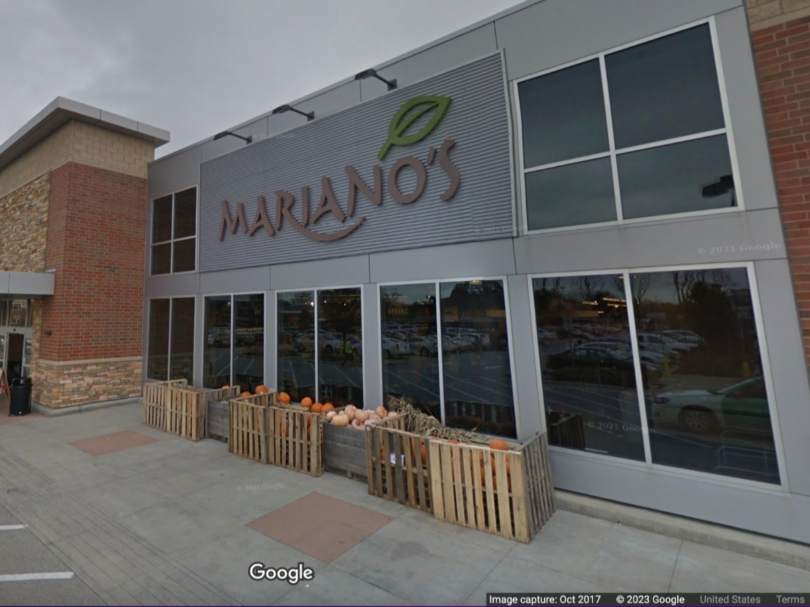 The grocery store is located at 25 Waukegan Road.