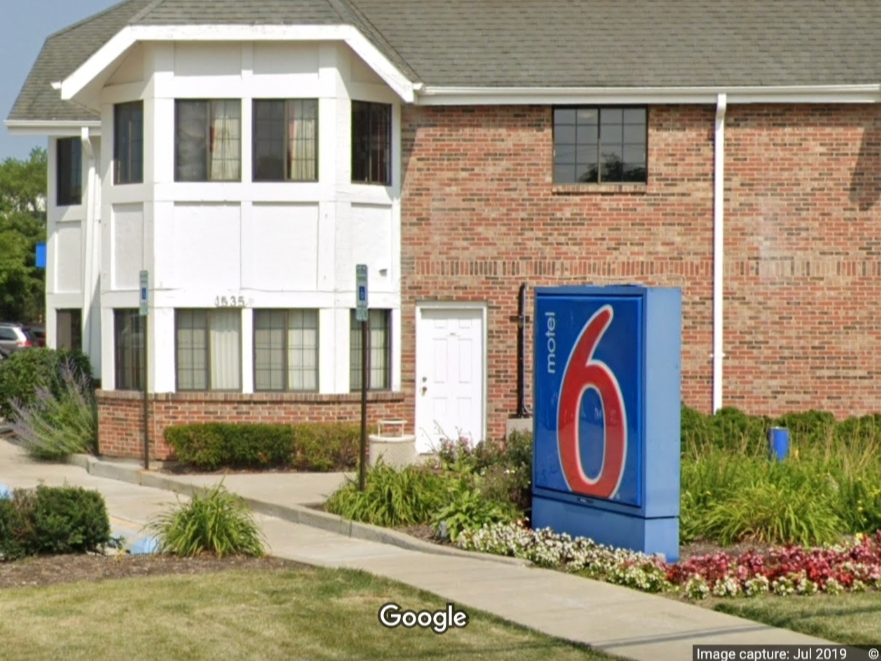 The Motel 6 where the incident occurred is located at Motel 6, 1535 Milwaukee Ave. 
