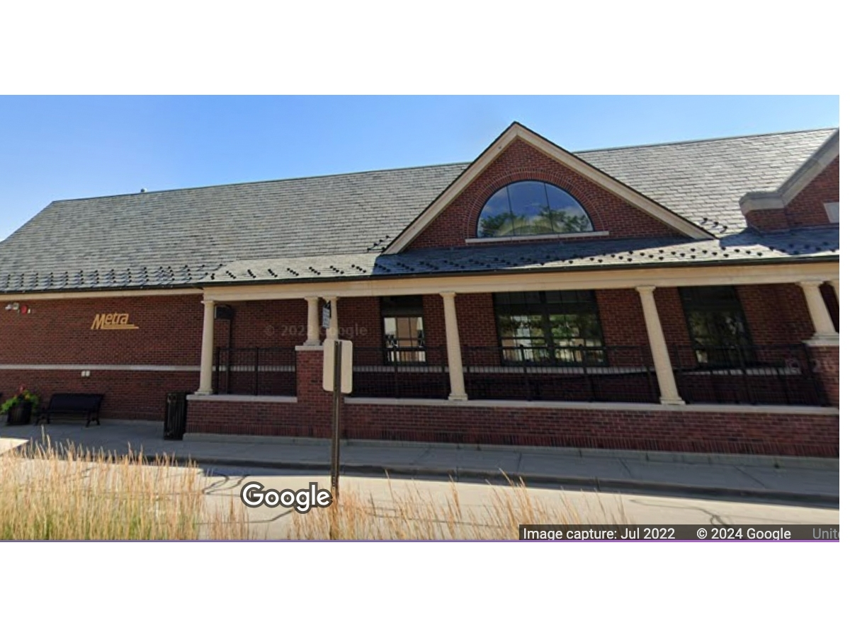 Police responded to the Metra station at around 2 p.m. 