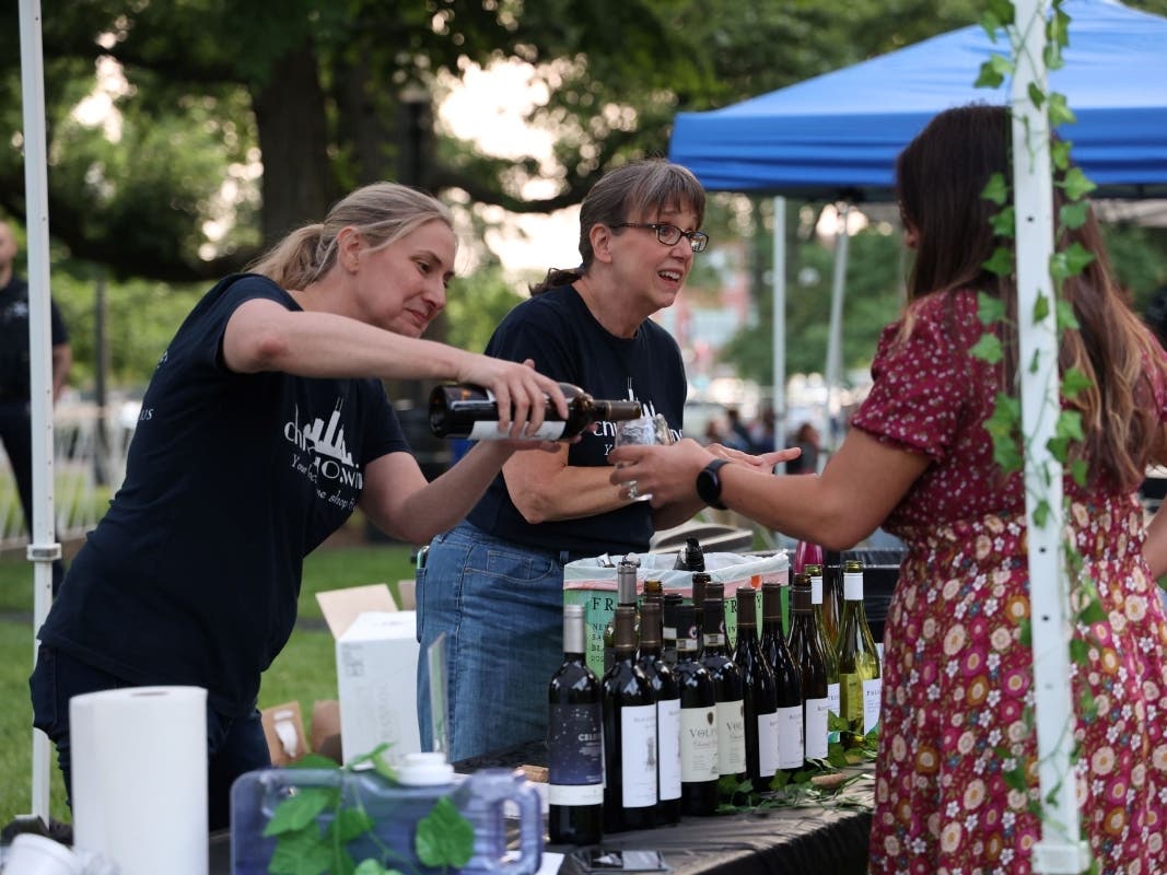 People who purchase tasting tickets can enjoy 12, one-ounce sips of wine.