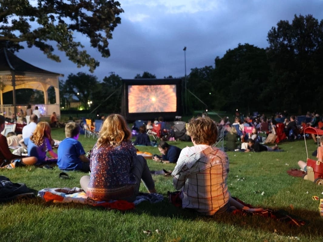 This year's featured movie, starting at dusk, is "Trolls Band Together."