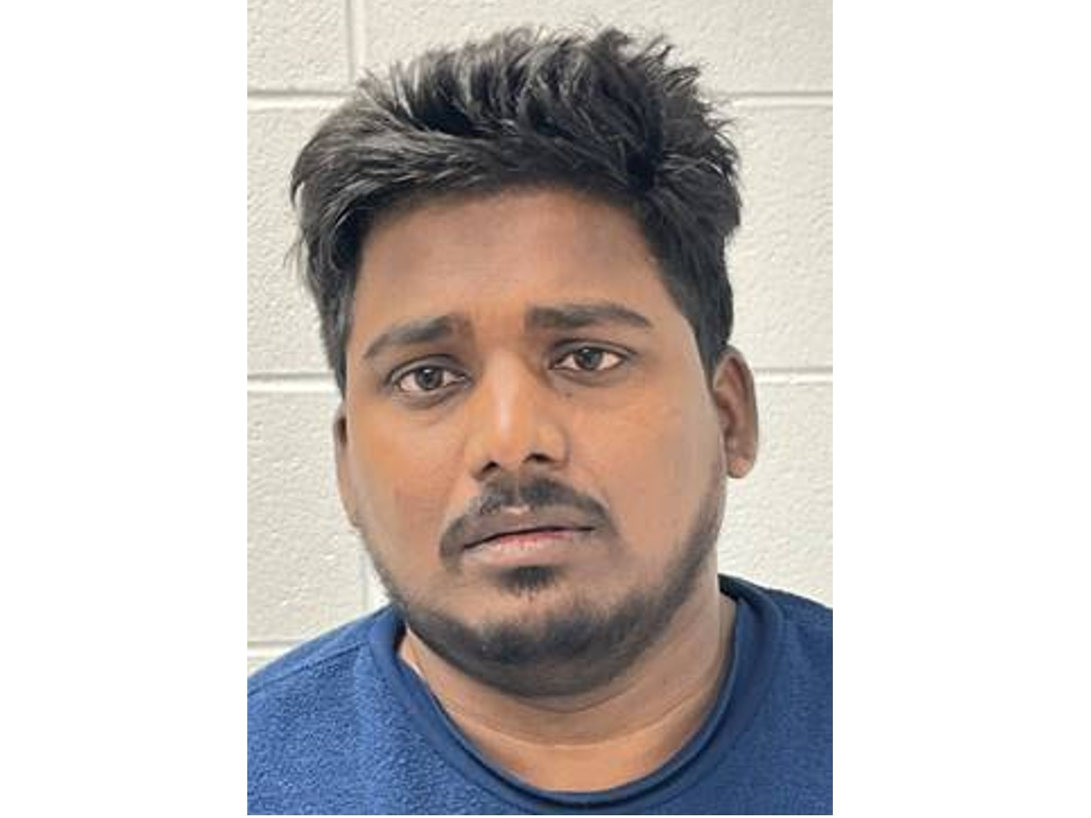 Chenna R. Borra, 30, was taken to the DuPage County Jail pending a detention hearing