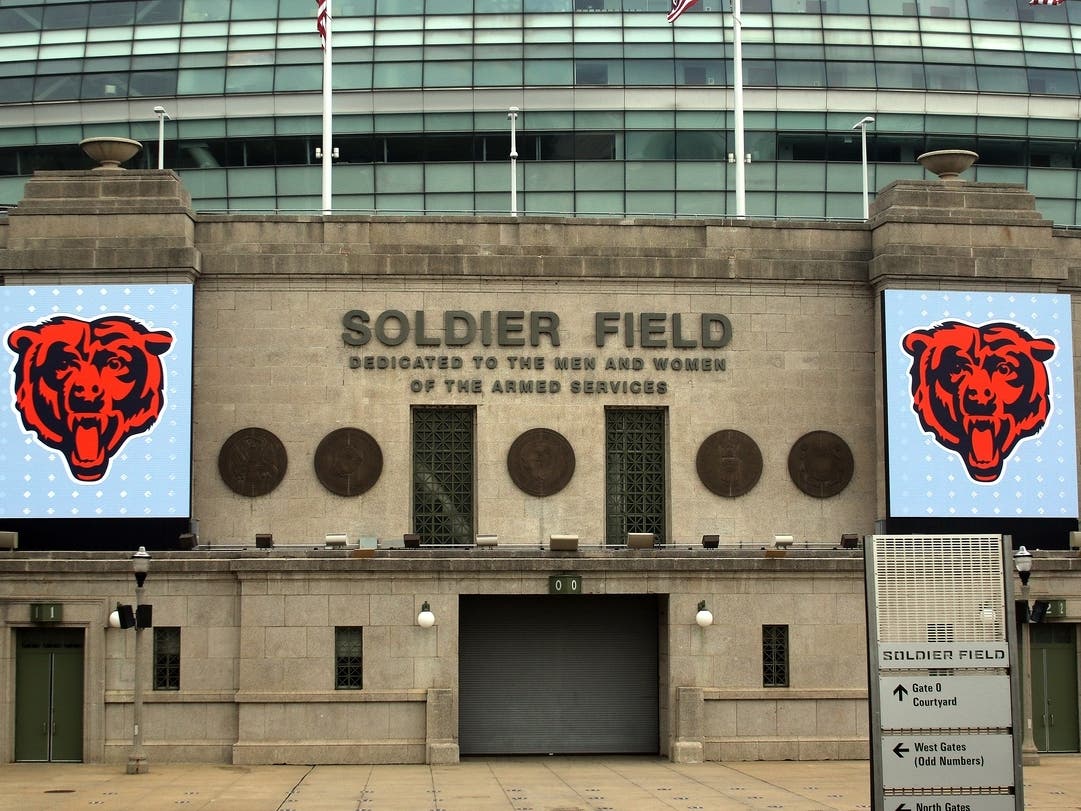 Soldier Field, which opened in 1924, is the NFL's oldest stadium. The Bears began playing there in 1971 after leaving Wrigley Field.