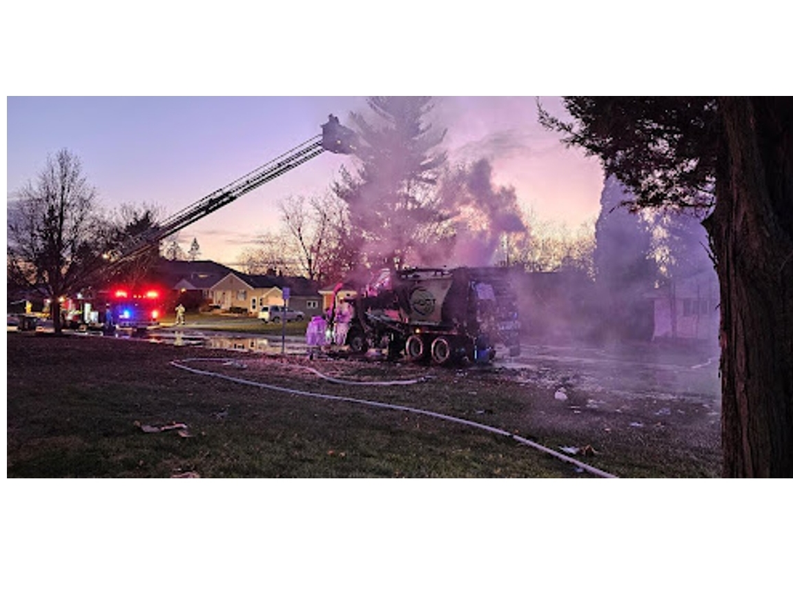 According to police, police and fire personnel responded to the truck fire on Derbyshire, just south of Euclid Avenue, at around 4 p.m