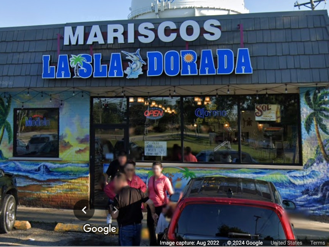 The Marisco La Isla Dorada restaurant is located at 1916 Mannheim Road. 