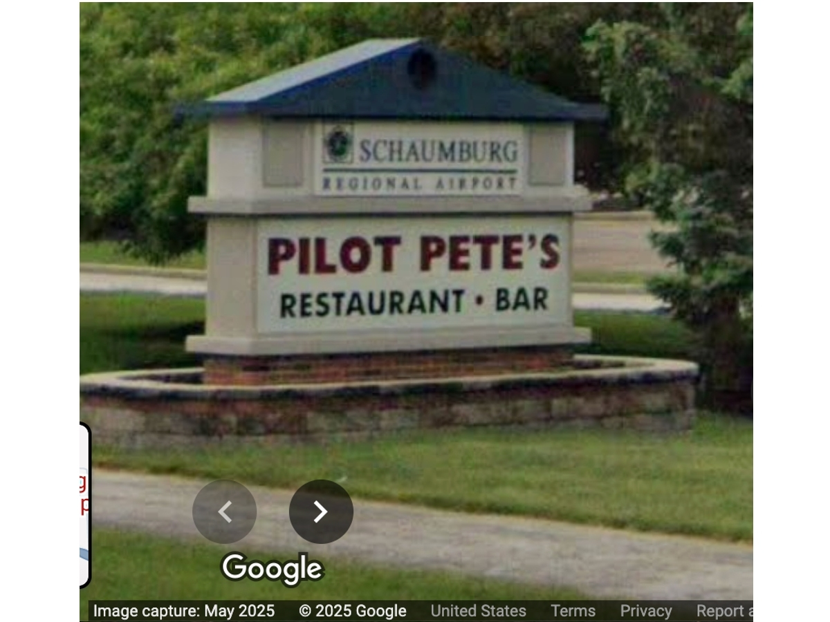 Schaumburg Regional Airport is located at 905 W. Irving Park Road. 