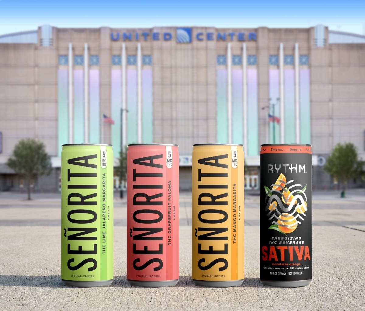 According to RYTHM, Inc., special giveaways and non-infused samples will be available at two concerts scheduled for the United Center next week.