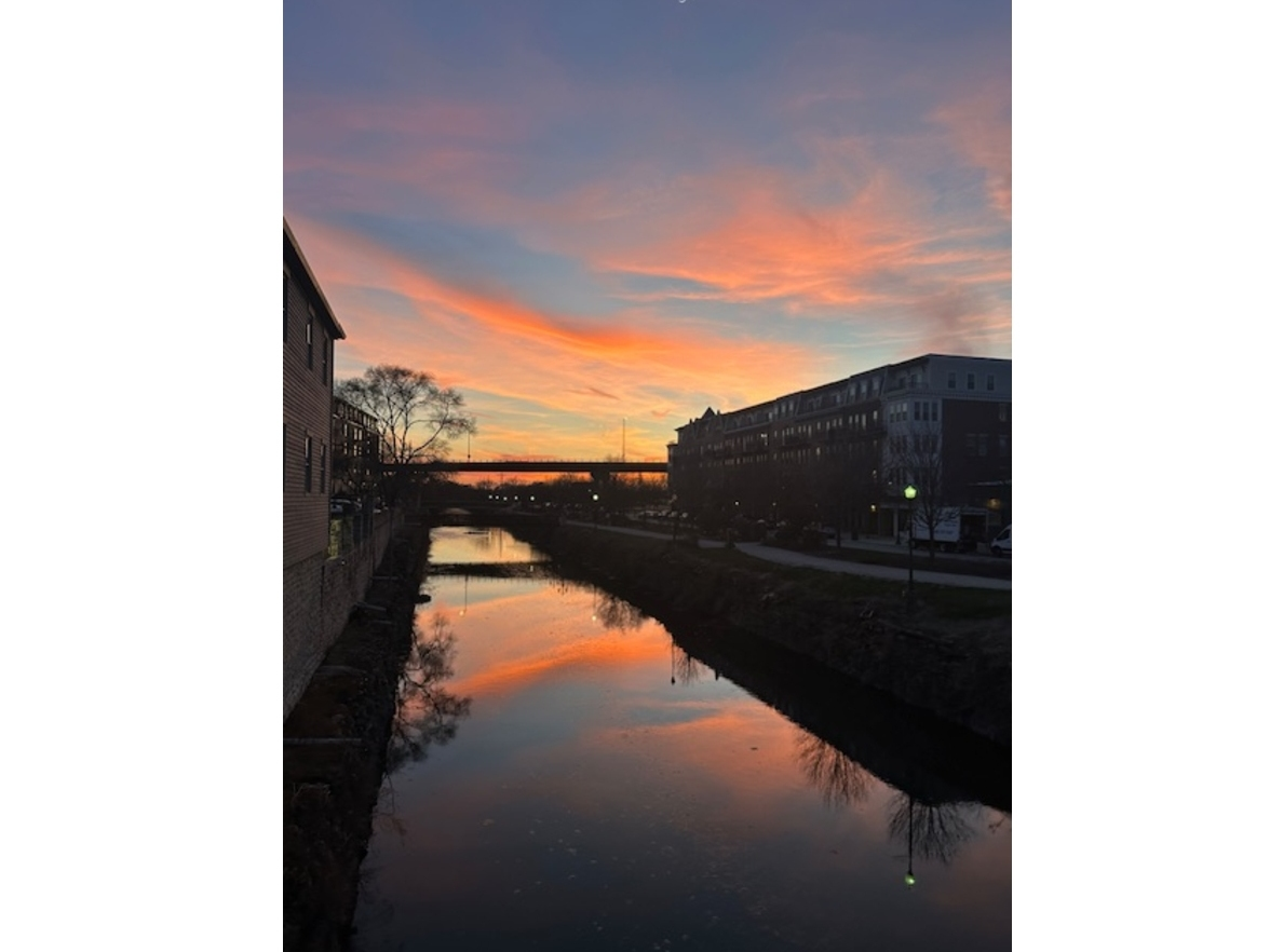 Pauline Herter shot this colorful sunset recently in Lemont. 
