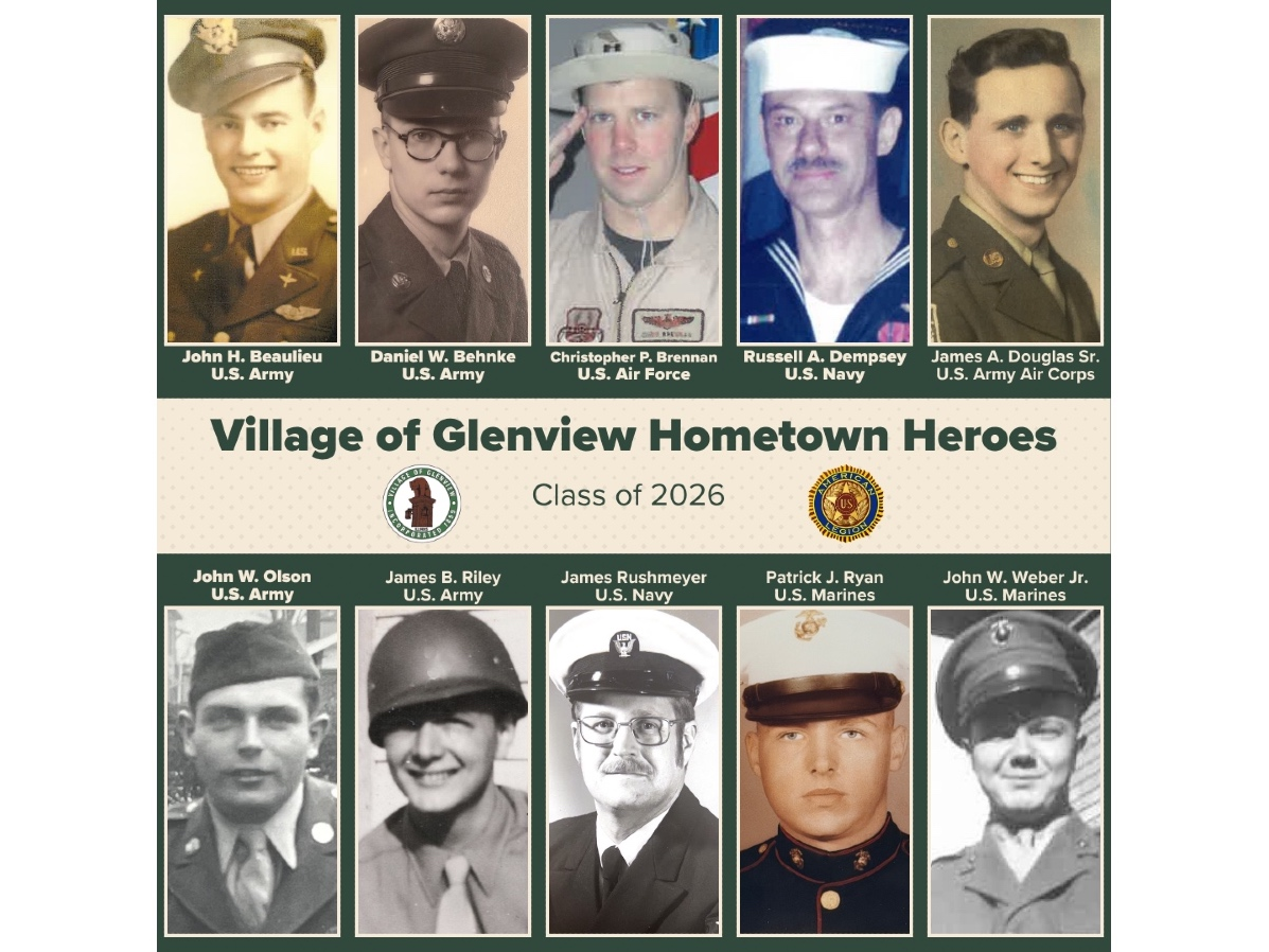 Mayor Says 'Fitting Moment' To Honor Glenview Military Members