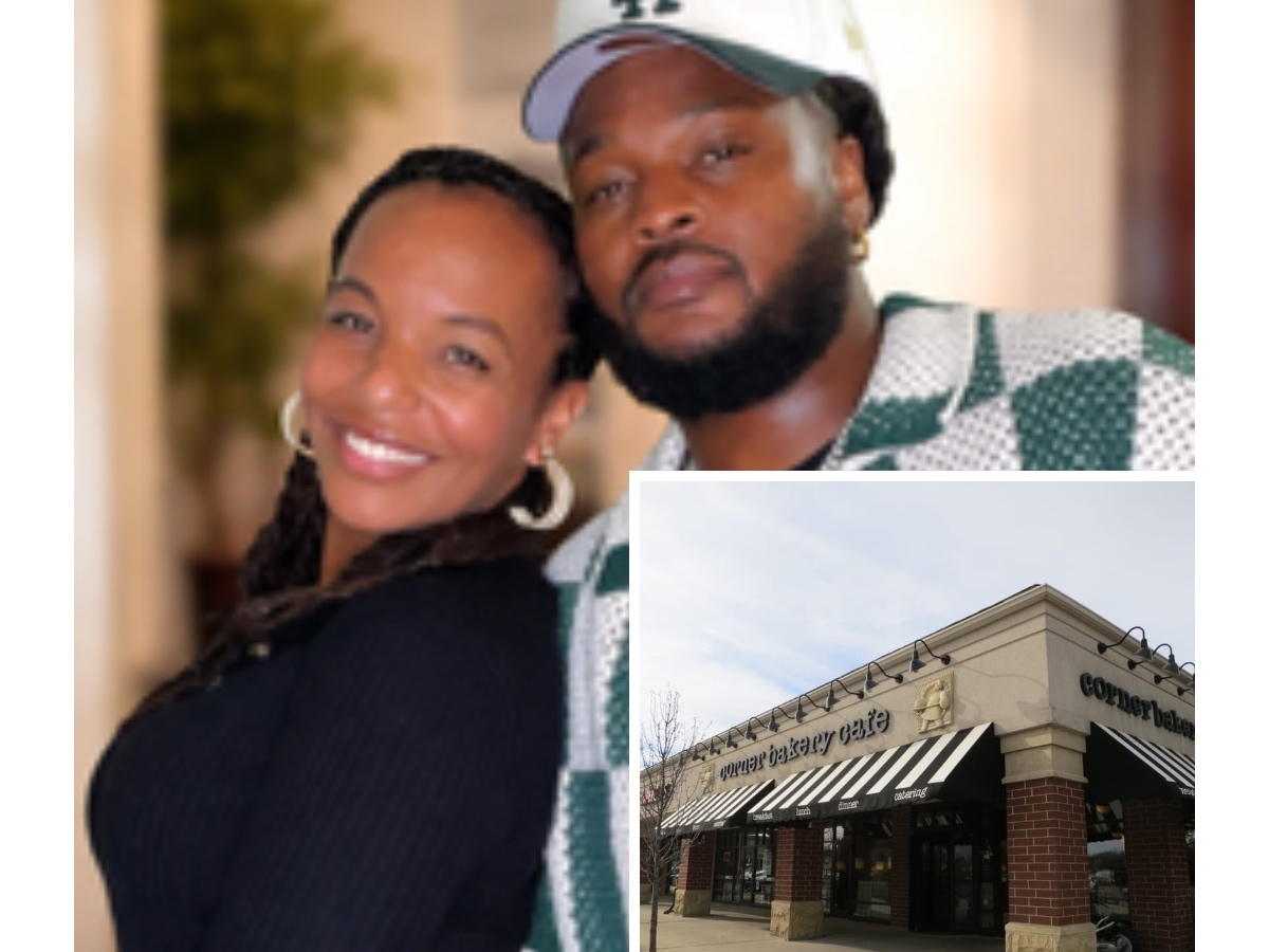 Brittany and Chad Moore lived in California before moving to Glenview. 