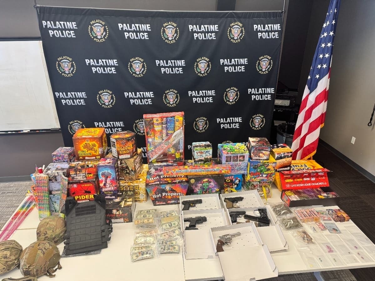 Palatine police were assisted by the Northern Illinois Police Alarm System and the U.S. Drug Enforcement Administration in the investigation. 