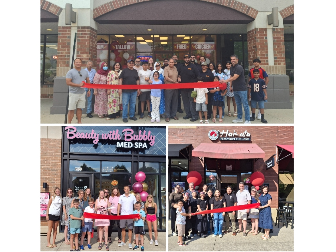 The Glenview Chamber of Commerce held ribbon-cutting ceremonies for Beauty with Bubbly Med Spa on June 25, Scenthound on July 8 and Tallowing on July 16.