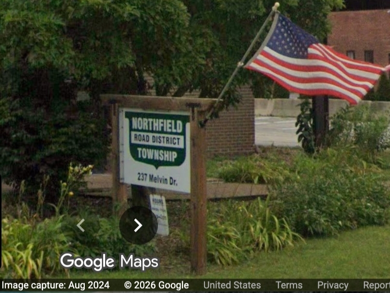 The Northfield Township Road District maintains roads and associated drainage infrastructure in unincorporated portions of Northfield Township.