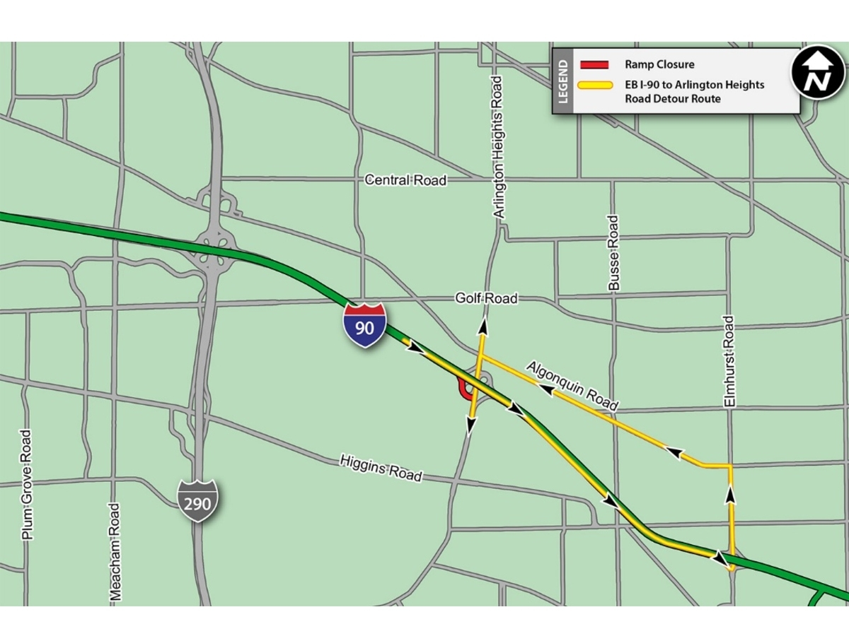 The Tollway said the project is intended to improve traffic flow and operations.