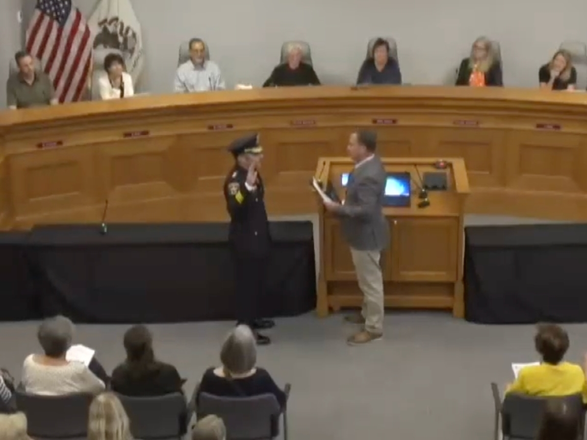 Northbrook Swears In Marc Fainman As Village's 25th Police Chief