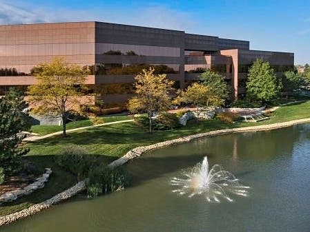 The property includes a 96,731-square-foot building and sits within Buffalo Grove's Lake Cook Road Corridor.