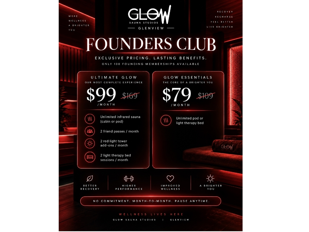 Glow Sauna Studios Plans November Opening In Glenview
