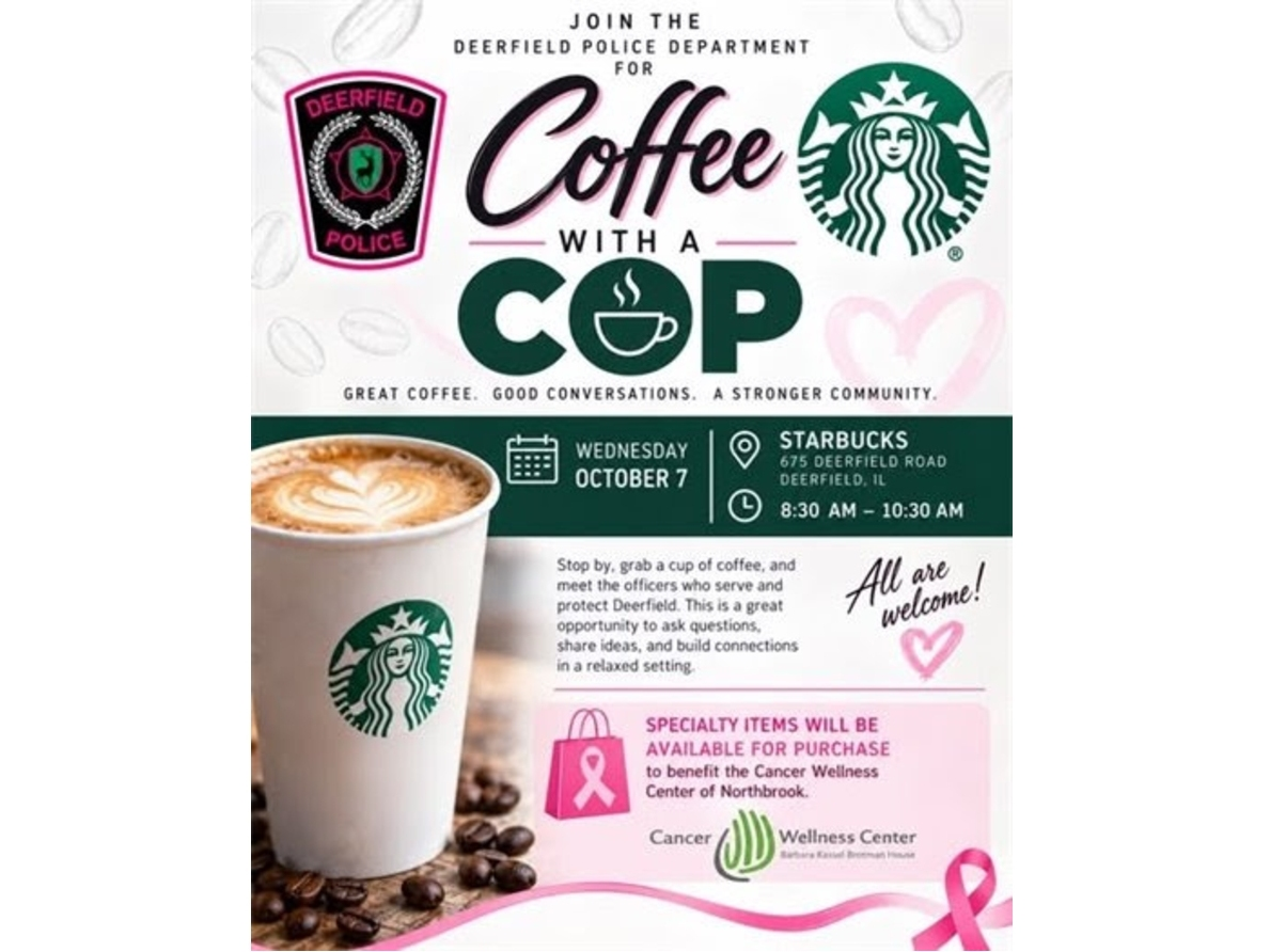Specialty items will also be available for purchase to benefit the Cancer Wellness Center of Northbrook.